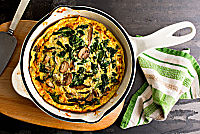 Mushroom and Spinach Frittata